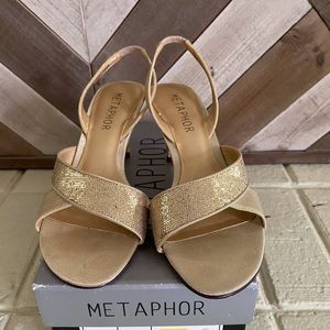 Metaphor Gold Heels